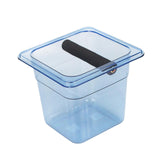 Maxbell Coffee Ground Knock Container Bin Durable for Western Restaurants Cafe Hotel Large blue