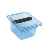 Maxbell Coffee Ground Knock Container Bin Durable for Western Restaurants Cafe Hotel Small blue