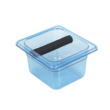 Maxbell Coffee Ground Knock Container Bin Durable for Western Restaurants Cafe Hotel Small blue