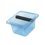 Maxbell Coffee Ground Knock Container Bin Durable for Western Restaurants Cafe Hotel Small blue