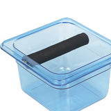 Maxbell Coffee Ground Knock Container Bin Durable for Western Restaurants Cafe Hotel Small blue