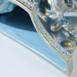 Maxbell Retro Floating Shelves Flower Pot Stand Holder Wall Organizer Resin Antique style B