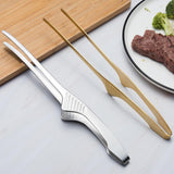 Maxbell Multipurpose Food Clips Korean BBQ Buffet Clip for Restaurant Party Camping silver