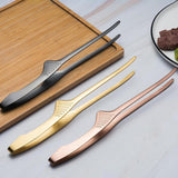 Maxbell Multipurpose Food Clips Korean BBQ Buffet Clip for Restaurant Party Camping silver