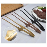 Maxbell Multipurpose Food Clips Korean BBQ Buffet Clip for Restaurant Party Camping silver