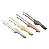 Maxbell Multipurpose Food Clips Korean BBQ Buffet Clip for Restaurant Party Camping silver