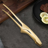 Maxbell Multipurpose Food Clips Korean BBQ Buffet Clip for Restaurant Party Camping gold