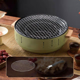Maxbell Portable Barbecue Grill Household Small for Camping Backyard Outdoor Indoor Green
