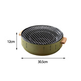 Maxbell Portable Barbecue Grill Household Small for Camping Backyard Outdoor Indoor Green