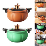 Maxbell Slow Cooker Cookware Pressure Stew Pot for Parties Outdoor Camping Picnics Orange