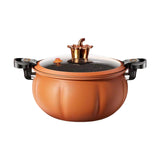 Maxbell Slow Cooker Cookware Pressure Stew Pot for Parties Outdoor Camping Picnics Orange