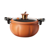 Maxbell Slow Cooker Cookware Pressure Stew Pot for Parties Outdoor Camping Picnics Orange
