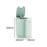 Maxbell Trash Basket 20L Automatic Large Capacity 3 Modes for Playroom Kitchen Green