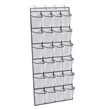 Maxbell Hanging Shoe Organizer Large Capacity Accessory Breathable for Door Bedroom White