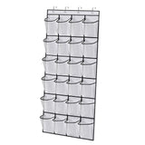 Maxbell Hanging Shoe Organizer Large Capacity Accessory Breathable for Door Bedroom White