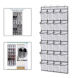 Maxbell Hanging Shoe Organizer Large Capacity Accessory Breathable for Door Bedroom White