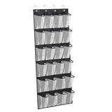 Maxbell Hanging Shoe Organizer Large Capacity Accessory Breathable for Door Bedroom Black