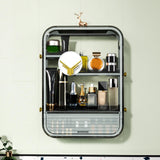 Maxbell Multi Layer Bathroom Organizer Multifunctional for Bedroom Kitchen Sink Gray 3 Layer