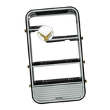Maxbell Wall Mounted Toiletries Storage Rack Cosmetic Storage Box for Home Gray