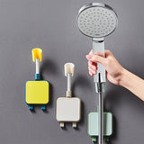 Maxbell Adjustable Shower Holder Stable Holder with 2 Hook for Home Accessory Green