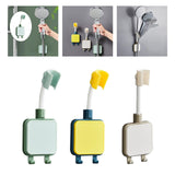 Maxbell Adjustable Shower Holder Stable Holder with 2 Hook for Home Accessory Green