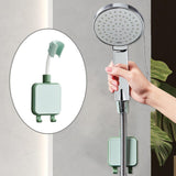 Maxbell Adjustable Shower Holder Stable Holder with 2 Hook for Home Accessory Green