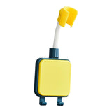 Maxbell Adjustable Shower Holder Stable Holder with 2 Hook for Home Accessory Yellow
