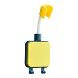 Maxbell Adjustable Shower Holder Stable Holder with 2 Hook for Home Accessory Yellow