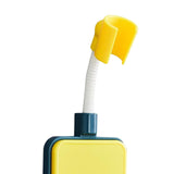 Maxbell Adjustable Shower Holder Stable Holder with 2 Hook for Home Accessory Yellow