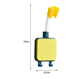 Maxbell Adjustable Shower Holder Stable Holder with 2 Hook for Home Accessory Yellow