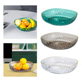 Maxbell Large Capacity Food Storage Tray Fruit Bowl for Hotel Restaurant Wedding Green