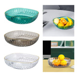 Maxbell Large Capacity Food Storage Tray Fruit Bowl for Hotel Restaurant Wedding Green
