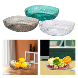 Maxbell Large Capacity Food Storage Tray Fruit Bowl for Hotel Restaurant Wedding Green