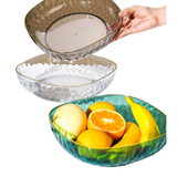 Maxbell Large Capacity Food Storage Tray Fruit Bowl for Hotel Restaurant Wedding Green