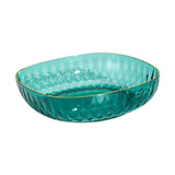 Maxbell Large Capacity Food Storage Tray Fruit Bowl for Hotel Restaurant Wedding Green