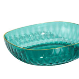 Maxbell Large Capacity Food Storage Tray Fruit Bowl for Hotel Restaurant Wedding Green
