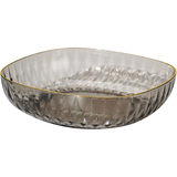 Maxbell Large Capacity Food Storage Tray Fruit Bowl for Hotel Restaurant Wedding Grey