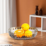 Maxbell Large Capacity Food Storage Tray Fruit Bowl for Hotel Restaurant Wedding Grey