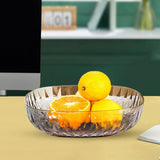 Maxbell Large Capacity Food Storage Tray Fruit Bowl for Hotel Restaurant Wedding Grey