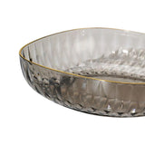 Maxbell Large Capacity Food Storage Tray Fruit Bowl for Hotel Restaurant Wedding Grey