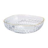Maxbell Large Capacity Food Storage Tray Fruit Bowl for Hotel Restaurant Wedding Clear