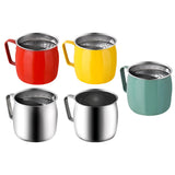 Maxbell Stainless Steel Tea Cup Durable Portable with Filter for Home Office Party Red