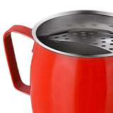 Maxbell Stainless Steel Tea Cup Durable Portable with Filter for Home Office Party Red