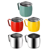 Maxbell Stainless Steel Tea Cup Durable Portable with Filter for Home Office Party Red