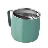 Maxbell Stainless Steel Tea Cup Durable Portable with Filter for Home Office Party Green