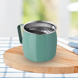 Maxbell Stainless Steel Tea Cup Durable Portable with Filter for Home Office Party Green