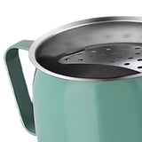Maxbell Stainless Steel Tea Cup Durable Portable with Filter for Home Office Party Green