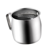 Maxbell Stainless Steel Tea Cup Durable Portable with Filter for Home Office Party Argent