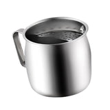 Maxbell Stainless Steel Tea Cup Durable Portable with Filter for Home Office Party Argent