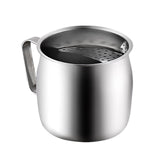 Maxbell Stainless Steel Tea Cup Durable Portable with Filter for Home Office Party Argent